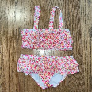 Mini Boden Floral Bikini Size 5-6Y